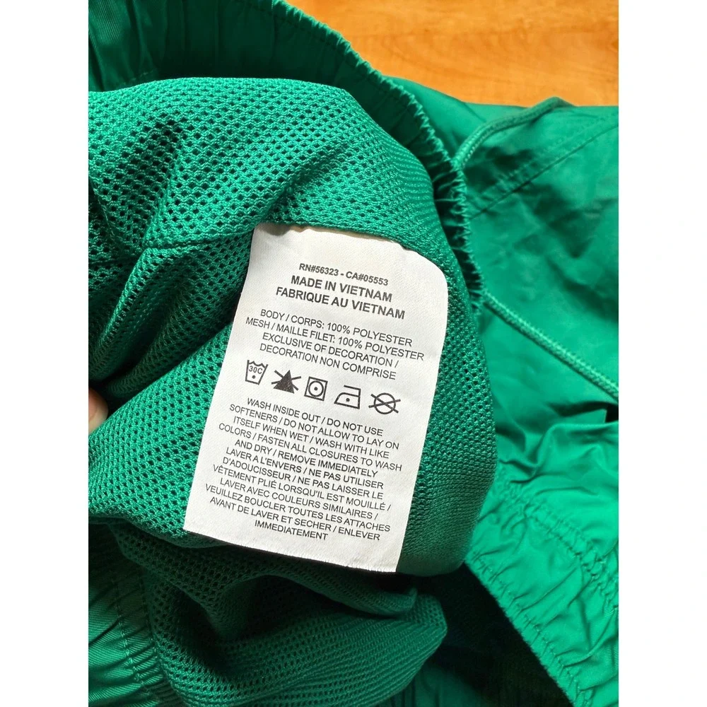 Nike Mens XXL Swim Trunks Kelly Green Mesh Lined Drawstring Board Shorts Vented
